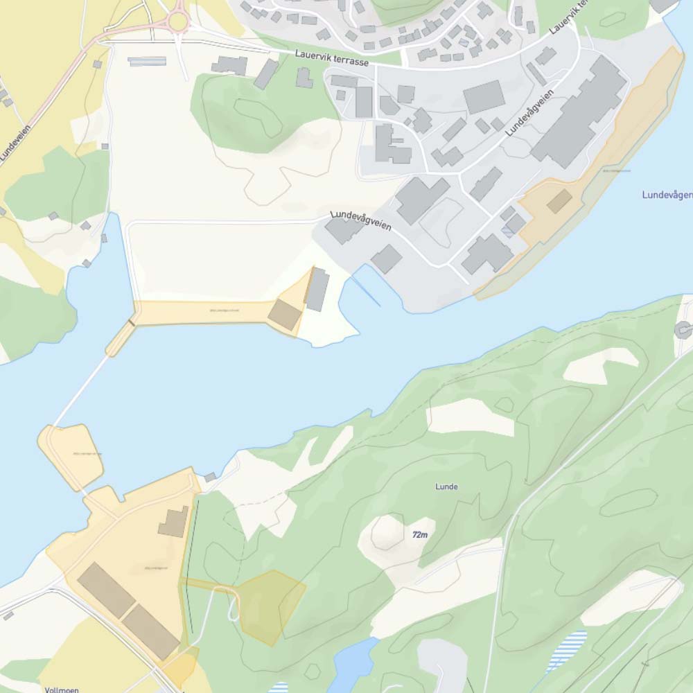 Kart over havn